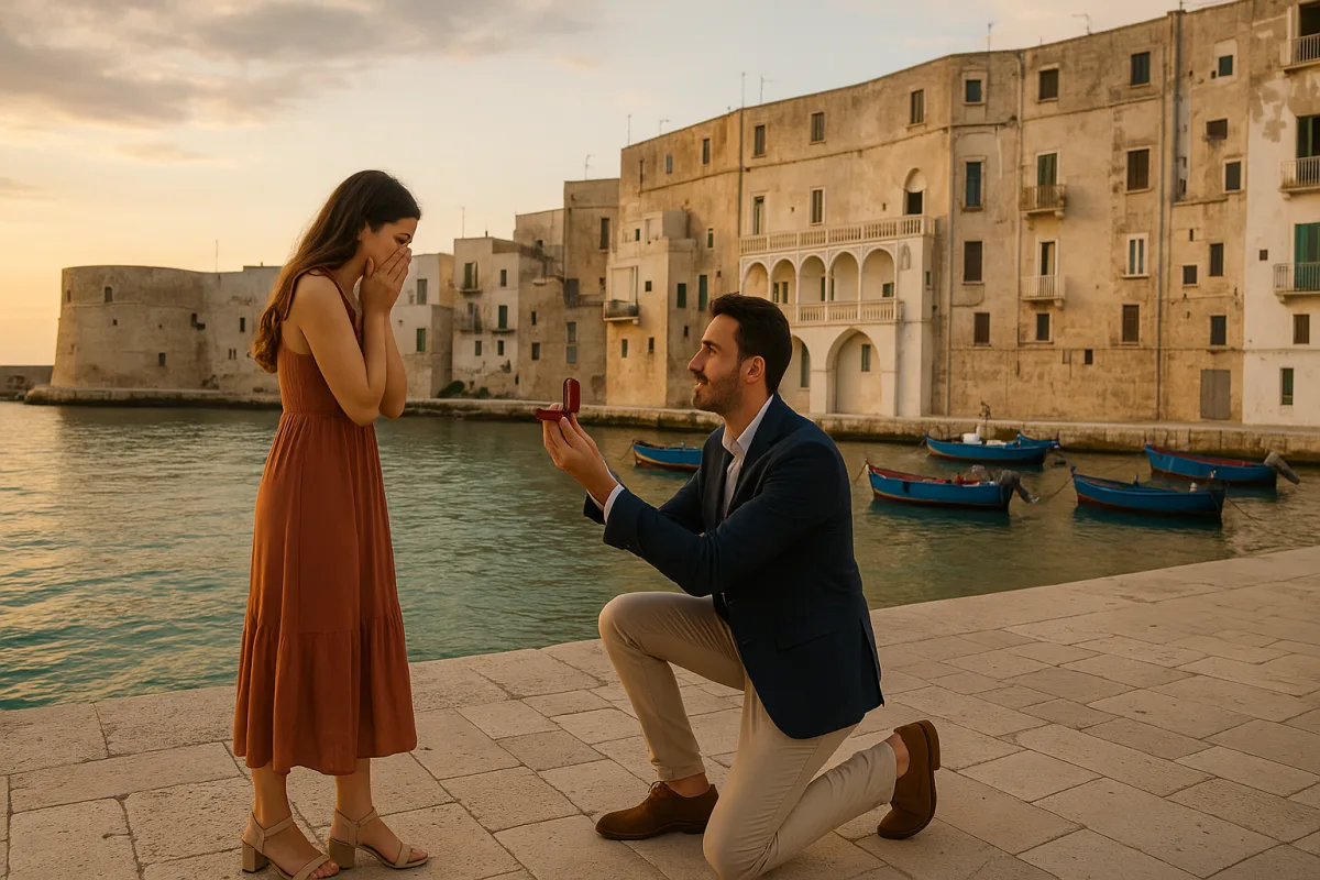 Idee per proposta di matrimonio a Monopoli: location suggestive che lasciano il segno