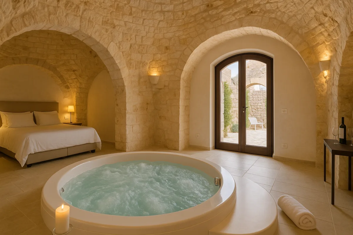 Dove trovare le migliori suite con jacuzzi privata in Puglia: comfort esclusivo per due