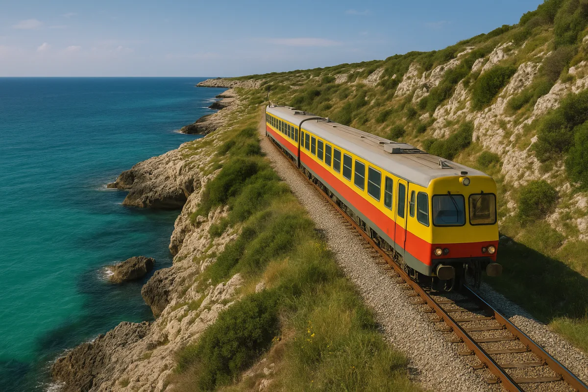 Treno panoramico sulle scogliere pugliesi: il percorso meno noto ma più suggestivo da provare
