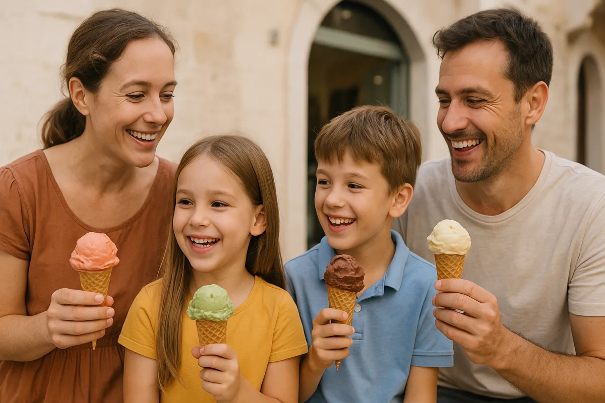Dove trovare i migliori gelati artigianali per famiglie in Puglia: gusti originali che piacciono ai piccoli
