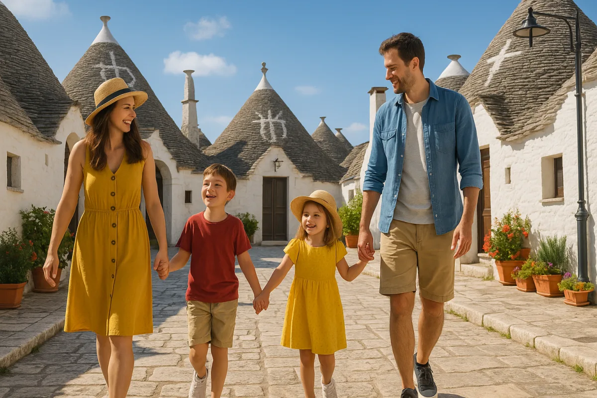 Vacanza ad Alberobello con bambini: attività che fanno felici grandi e piccoli