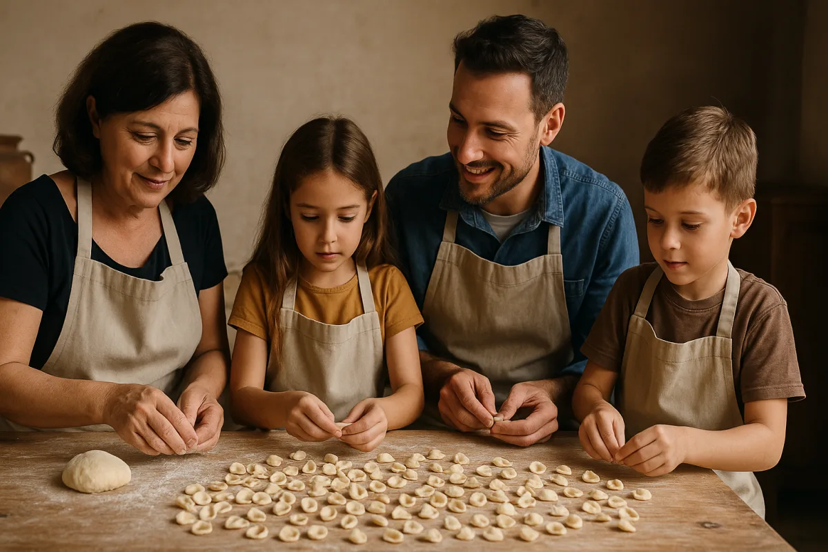 Lezioni di cucina pugliese per famiglie: perché coinvolgono grandi e piccoli in un viaggio tra i sapori