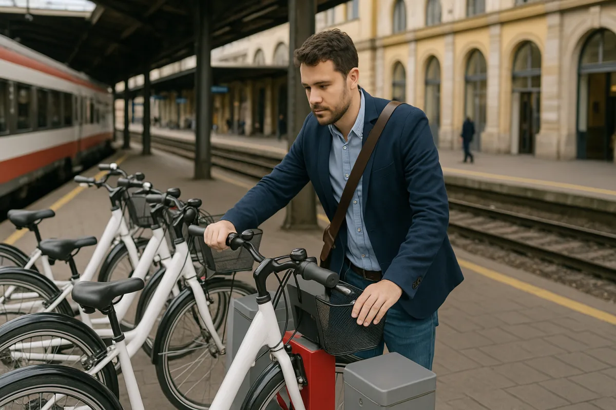 Si può affittare una bici direttamente in stazione? Tutto quello che conviene sapere prima di arrivare