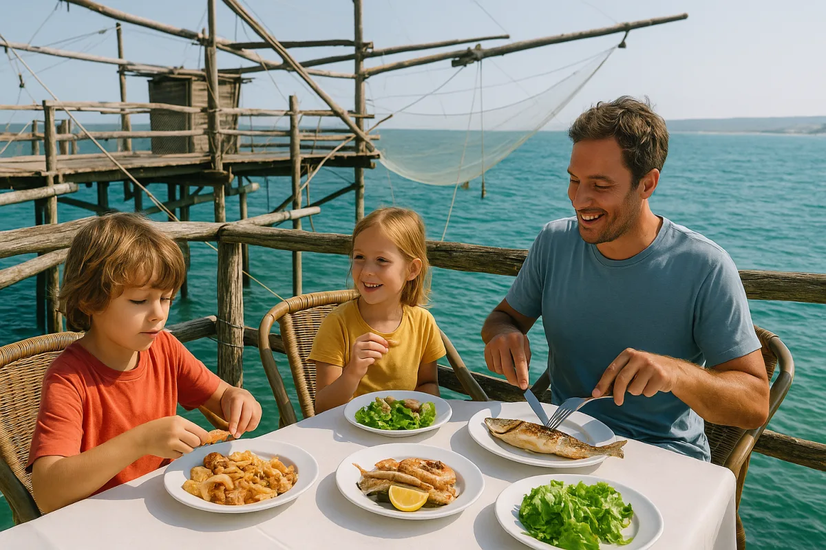 Esperienze sulla costa dei Trabucchi da vivere con i bambini: pesce fresco e tradizione a portata di mano