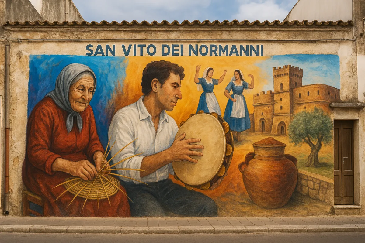 Itinerario tra i murales di San Vito dei Normanni: arte urbana che racconta storie e tradizioni locali