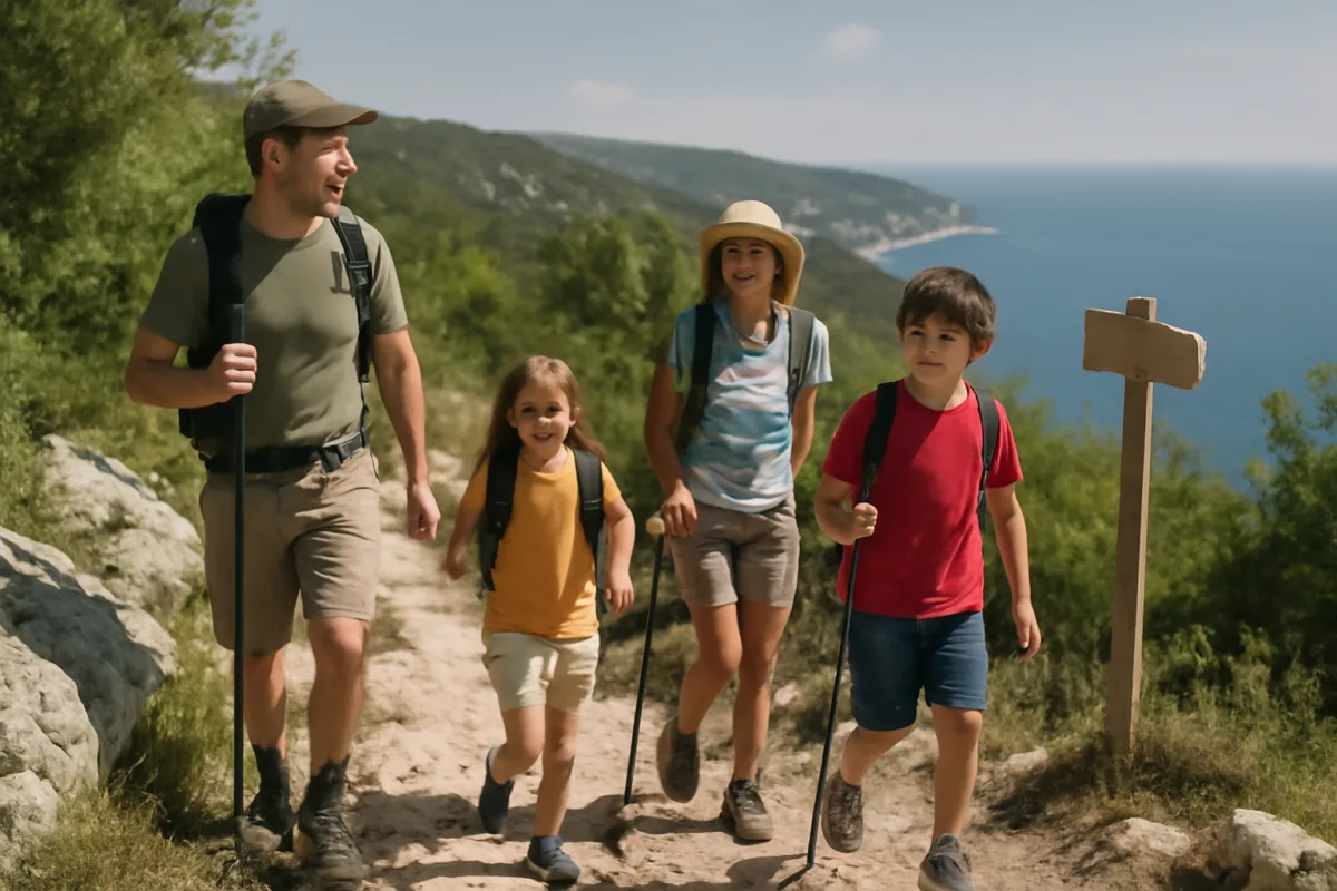Trekking nel Gargano con bambini: i tratti del sentiero accessibili a tutti