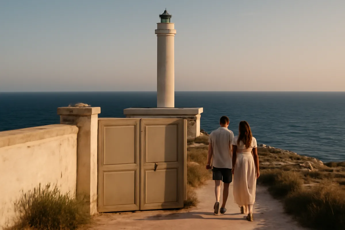 Faro sul mare in Puglia per due: l'accesso che le recensioni non descrivono mai
