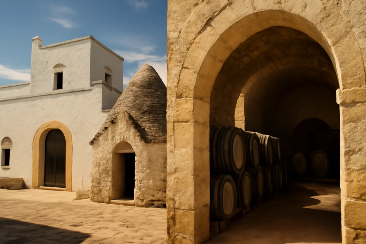 Masseria con cantina in Valle d'Itria: il dettaglio che separa una visita da un ricordo