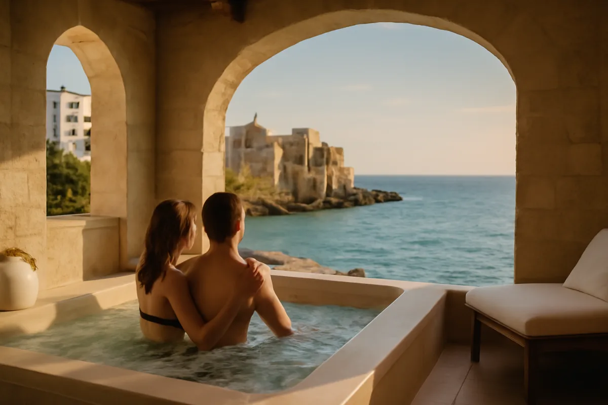 Hotel romantico sul mare in Puglia: il dettaglio della spa che cambia tutto il soggiorno