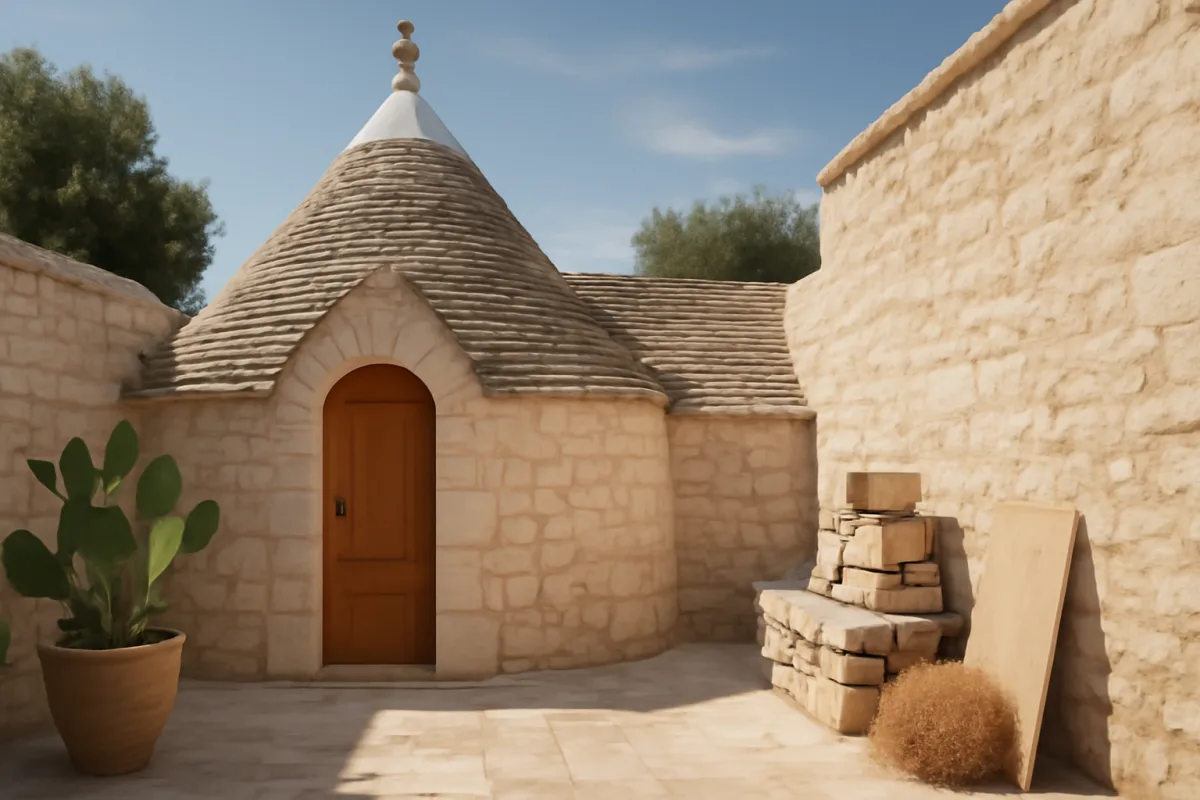 Guesthouse tipica in Valle d'Itria: come riconoscere i materiali costruttivi autentici