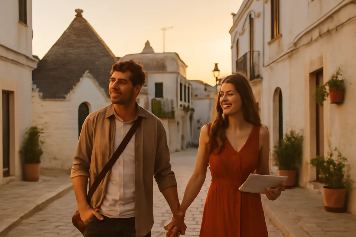 Itinerario di coppia a Locorotondo: il giro del centro che sorprende al tramonto