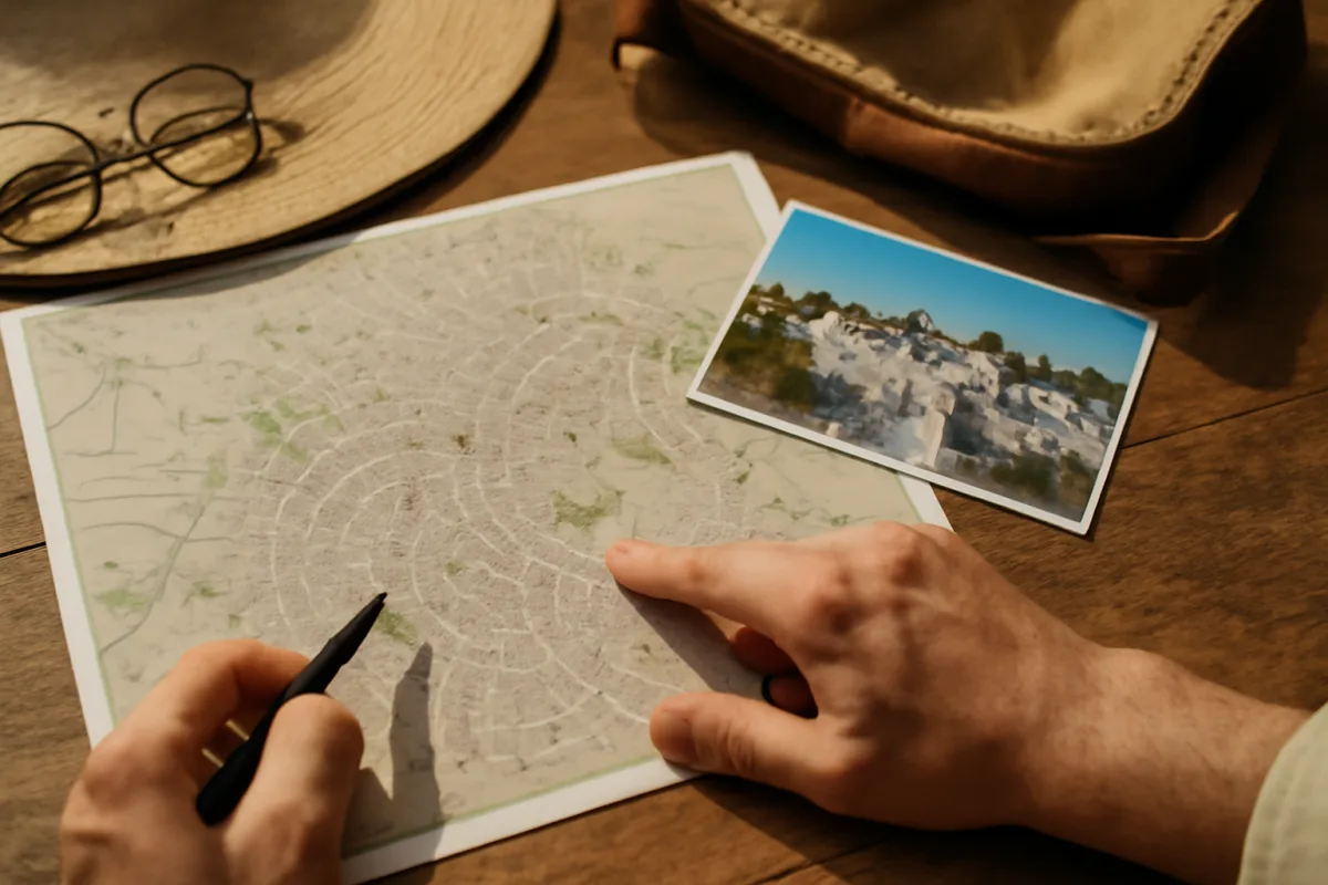 Mappa dei trulli meno fotografati ad Alberobello: dove andare oltre Rione Monti