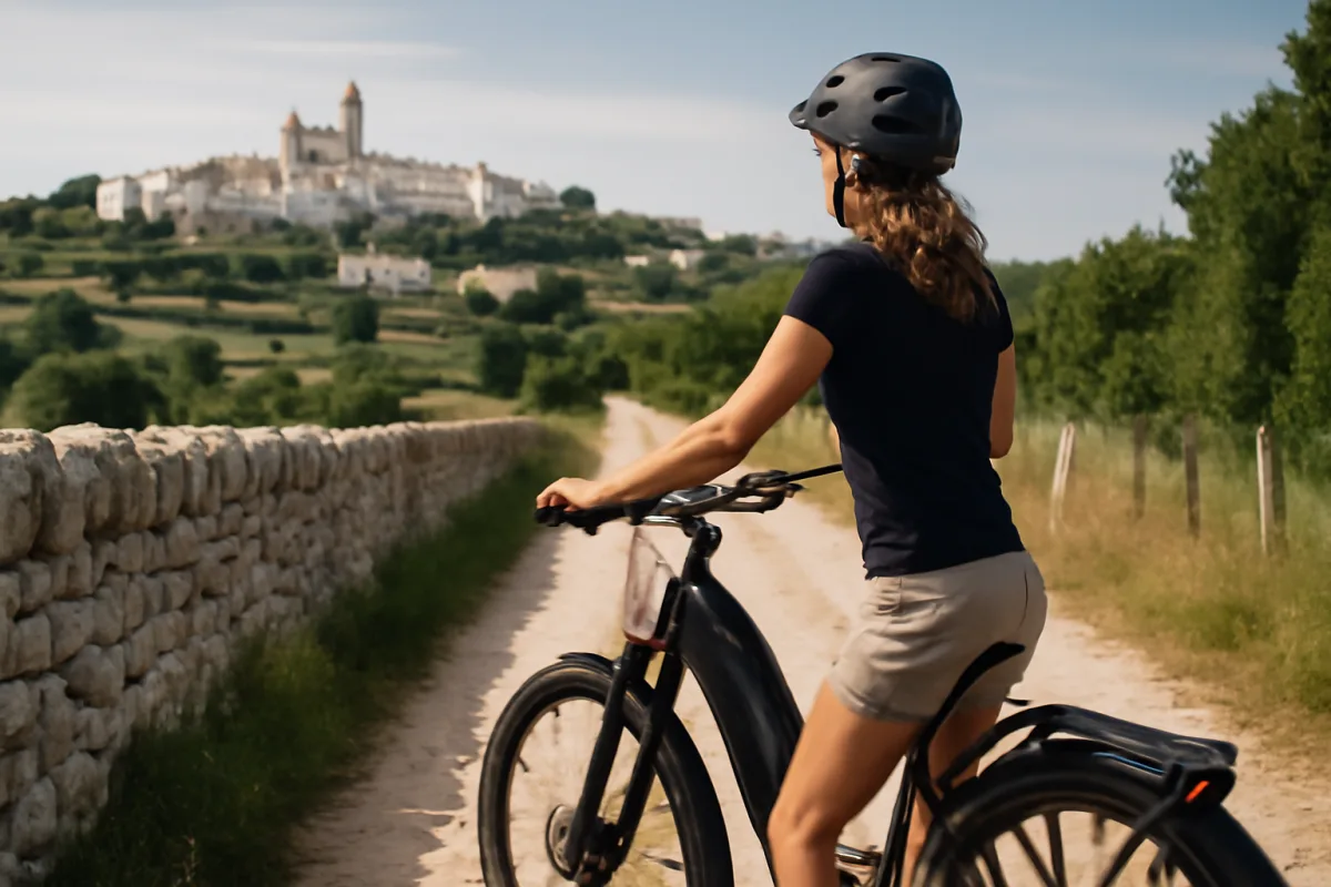 Partire in e-bike da Locorotondo: il giro ad anello che vale il viaggio in sé