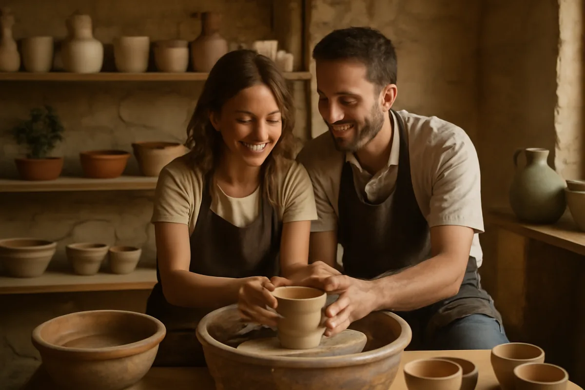 Workshop artigianali in Puglia per coppie: perché la ceramica batte qualsiasi spa