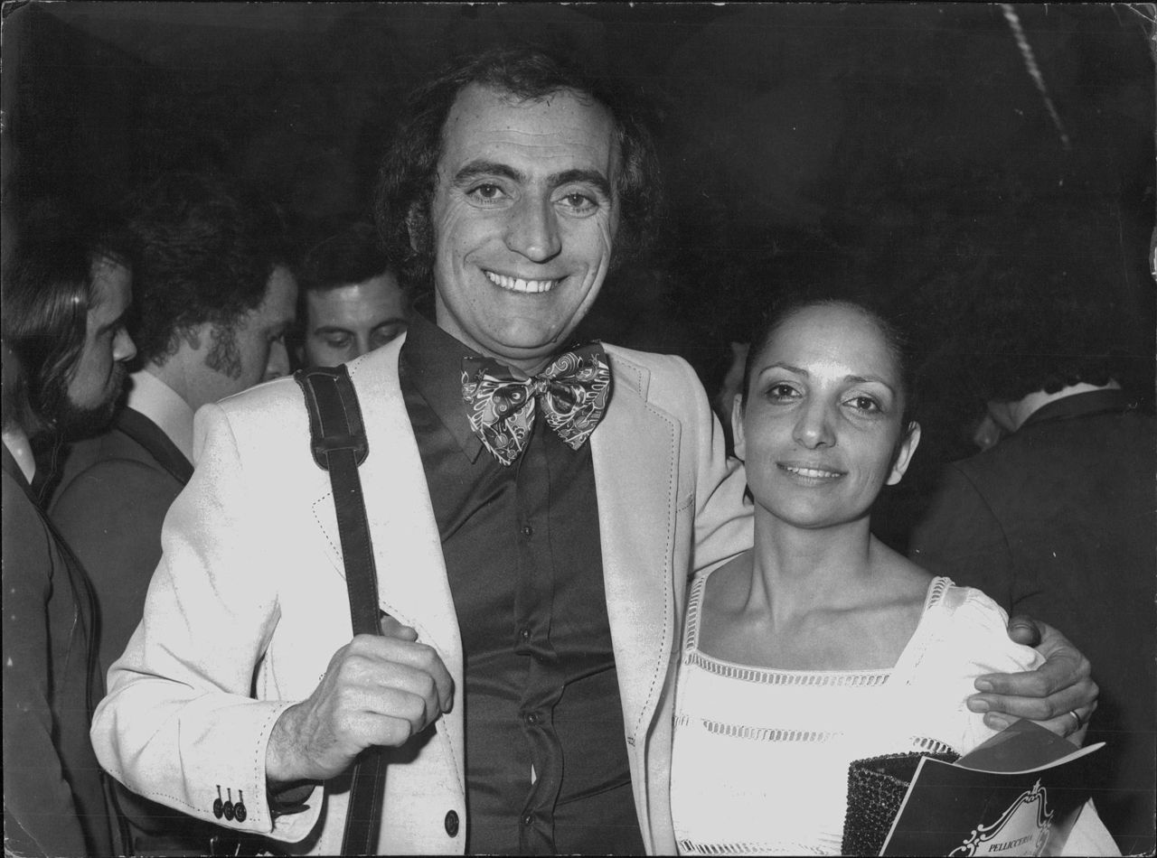 Raoul Casadei e la moglie Pina Sirgiovanni: figli, nipoti, matrimonio